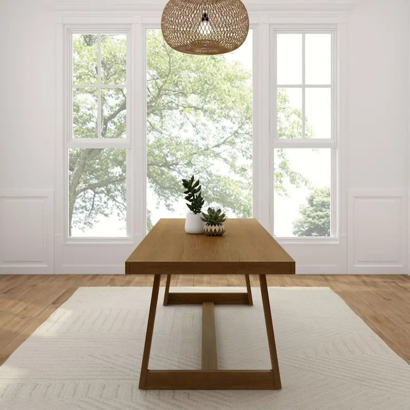 Table de conférence/salle à manger classique en bois massif - 94
