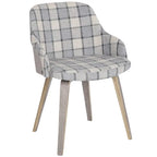 Chaise de salle à manger/d'appoint rembourrée moderne Duvnas