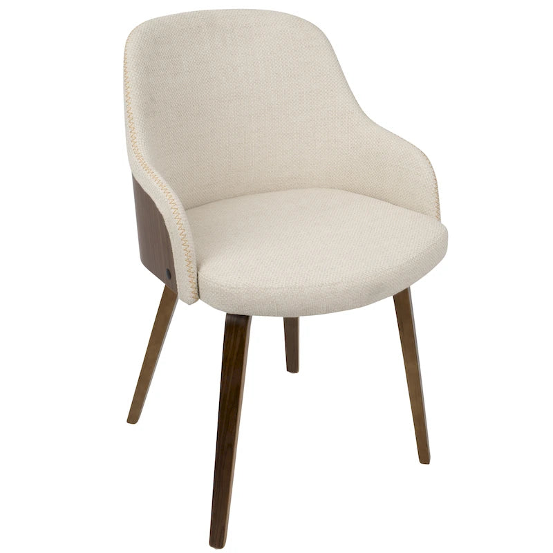 Chaise de salle à manger/d'appoint rembourrée moderne Duvnas