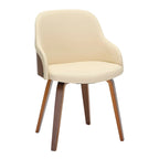 Chaise de salle à manger/d'appoint rembourrée moderne Duvnas