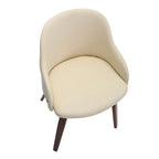 Chaise de salle à manger/d'appoint rembourrée moderne Duvnas