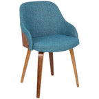 Chaise de salle à manger/d'appoint rembourrée moderne Duvnas