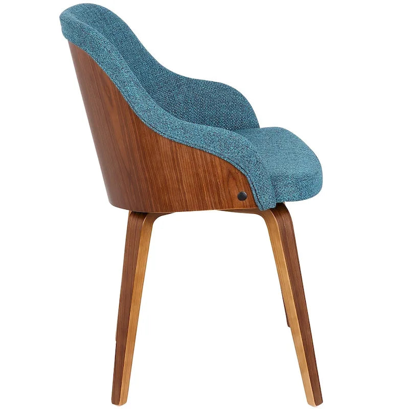 Chaise de salle à manger/d'appoint rembourrée moderne Duvnas