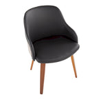 Chaise de salle à manger/d'appoint rembourrée moderne Duvnas