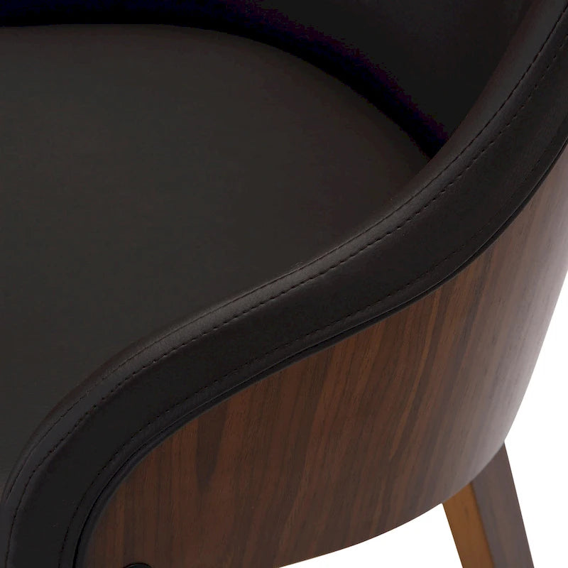 Chaise de salle à manger/d'appoint rembourrée moderne Duvnas