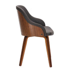 Chaise de salle à manger/d'appoint rembourrée moderne Duvnas