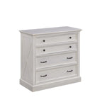 Ensemble 3 pièces lit King, table de chevet et commode à détails en X
