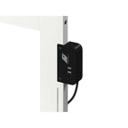 Lit plateforme double Madison White avec lit gigogne double