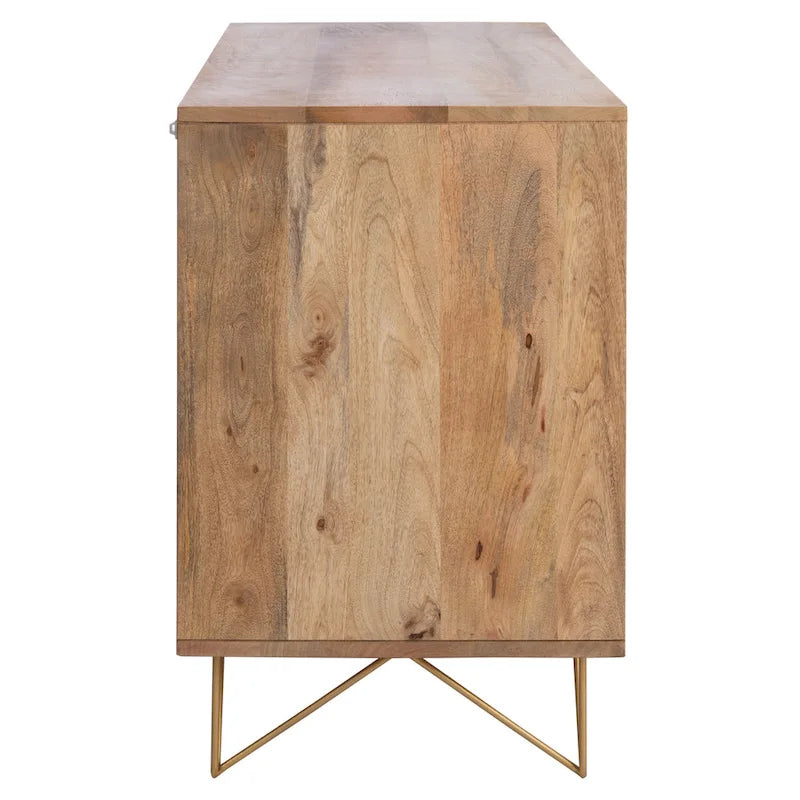Commode Hanni à 6 tiroirs avec pieds épingles