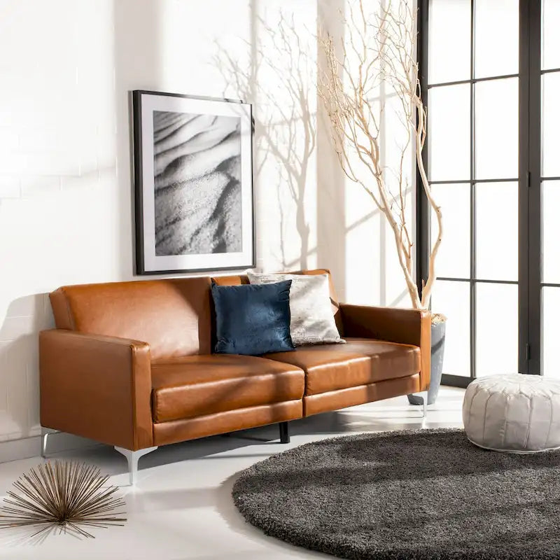 Lit futon pliable contemporain en velours