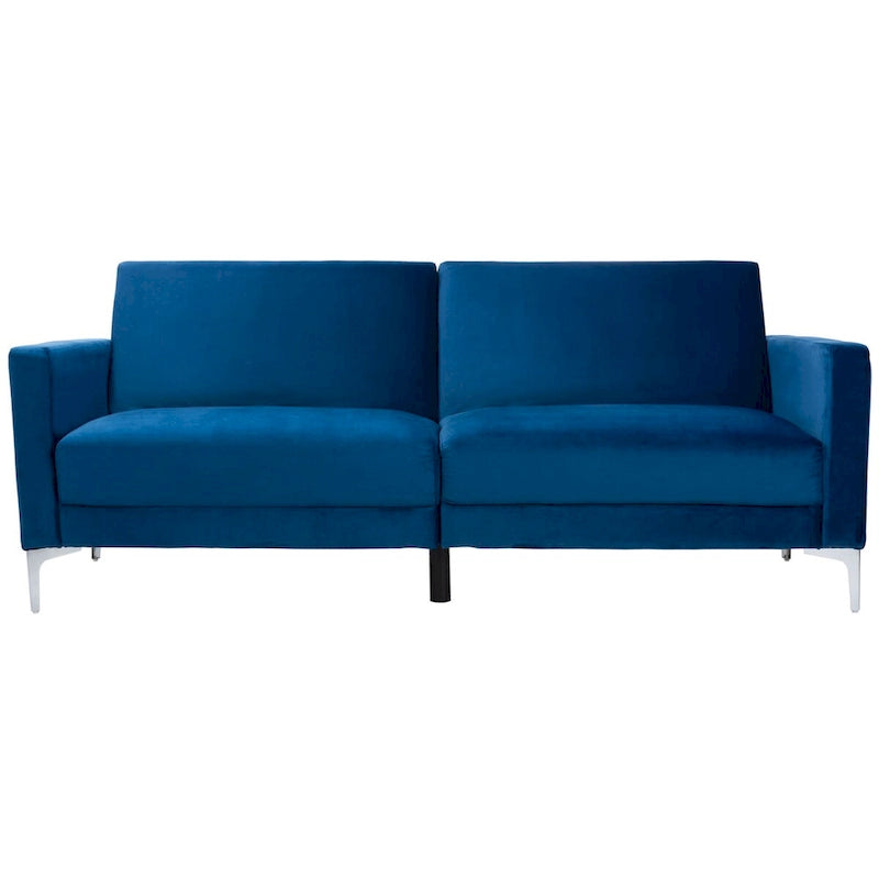 Lit futon pliable contemporain en velours