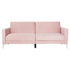 Lit futon pliable contemporain en velours