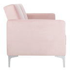 Lit futon pliable contemporain en velours