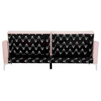 Lit futon pliable contemporain en velours