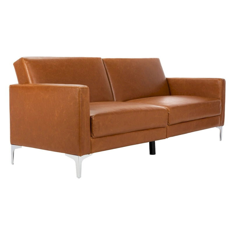 Lit futon pliable contemporain en velours