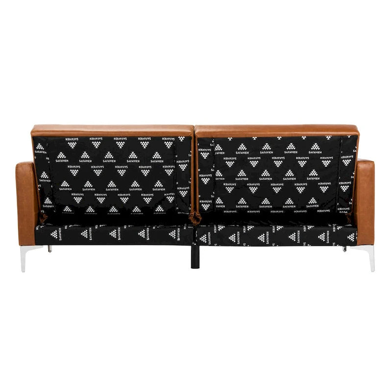 Lit futon pliable contemporain en velours