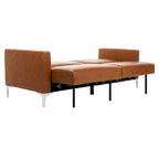 Lit futon pliable contemporain en velours