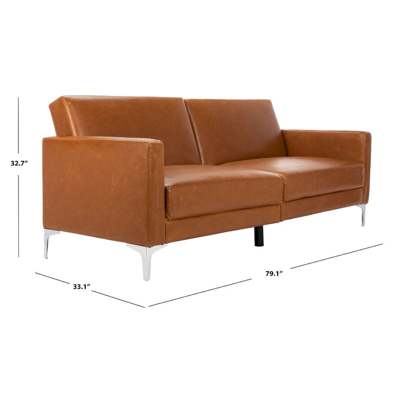 Lit futon pliable contemporain en velours