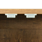 Grande armoire et meuble de rangement avec 2 portes et 3 étagères pour séparer 4 espaces de rangement 75L x 40P x 180H cm