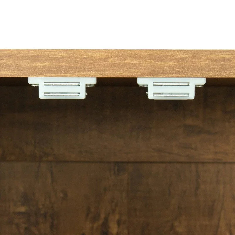 Grande armoire et meuble de rangement avec 2 portes et 3 étagères pour séparer 4 espaces de rangement 75L x 40P x 180H cm