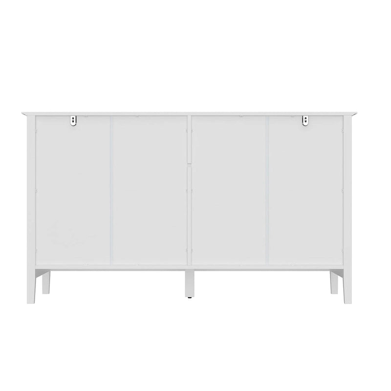 Commode de chambre avec accents argentés – Organisateur élégant et spacieux
