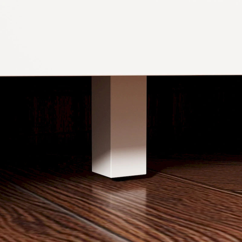 Commode de chambre avec accents argentés – Organisateur élégant et spacieux