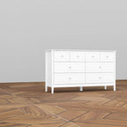 Commode de chambre avec accents argentés – Organisateur élégant et spacieux