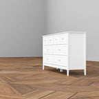 Commode de chambre avec accents argentés – Organisateur élégant et spacieux
