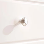 Commode de chambre avec accents argentés – Organisateur élégant et spacieux