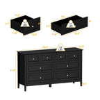 Commode de chambre avec accents argentés – Organisateur élégant et spacieux