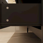 Commode de chambre avec accents argentés – Organisateur élégant et spacieux