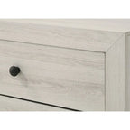 Chambre à coucher Annis 3 pièces avec plateforme blanche
