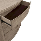 Commode de chambre en chêne beige bruni