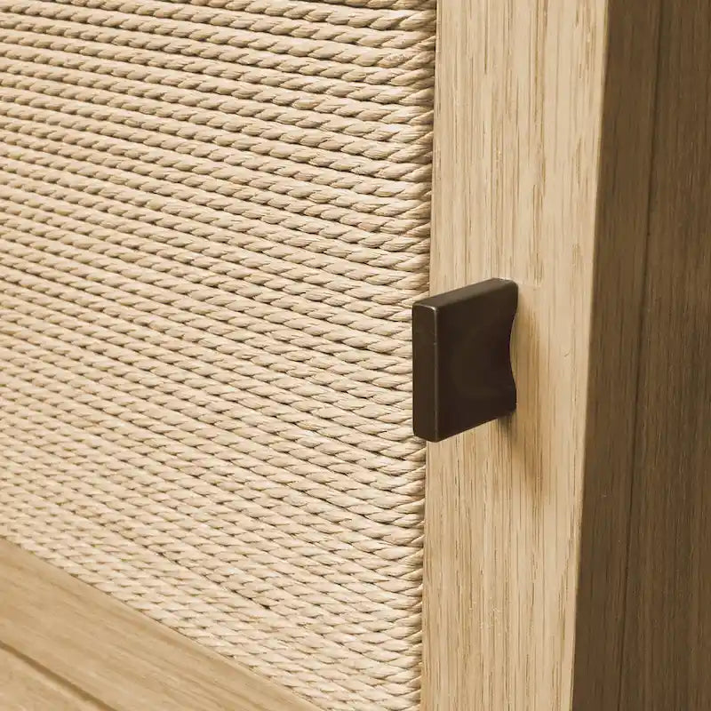Meuble TV Lucas en bois avec portes Console multimédia contemporaine
