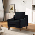 Fauteuil d'appoint moderne en velours, fauteuil simple