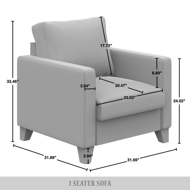 Fauteuil rembourré en velours côtelé de style Mid-Century Modern