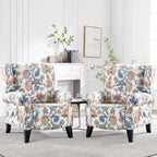 Fauteuil inclinable manuel avec accoudoirs, réglable, à oreilles, lot de 2