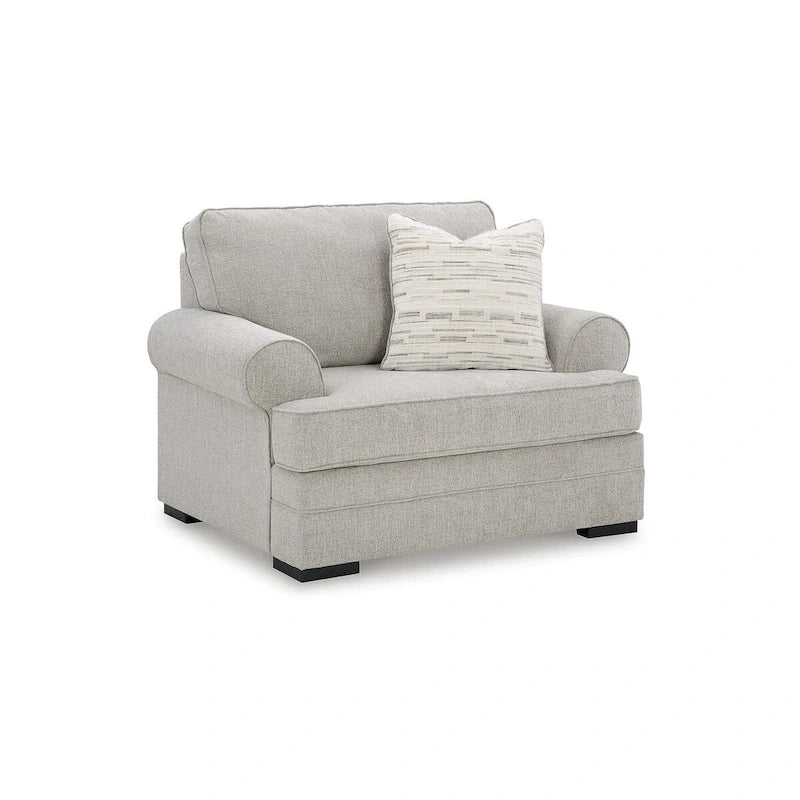 Fauteuil Gris Surdimensionné - 52L x 40P x 39H