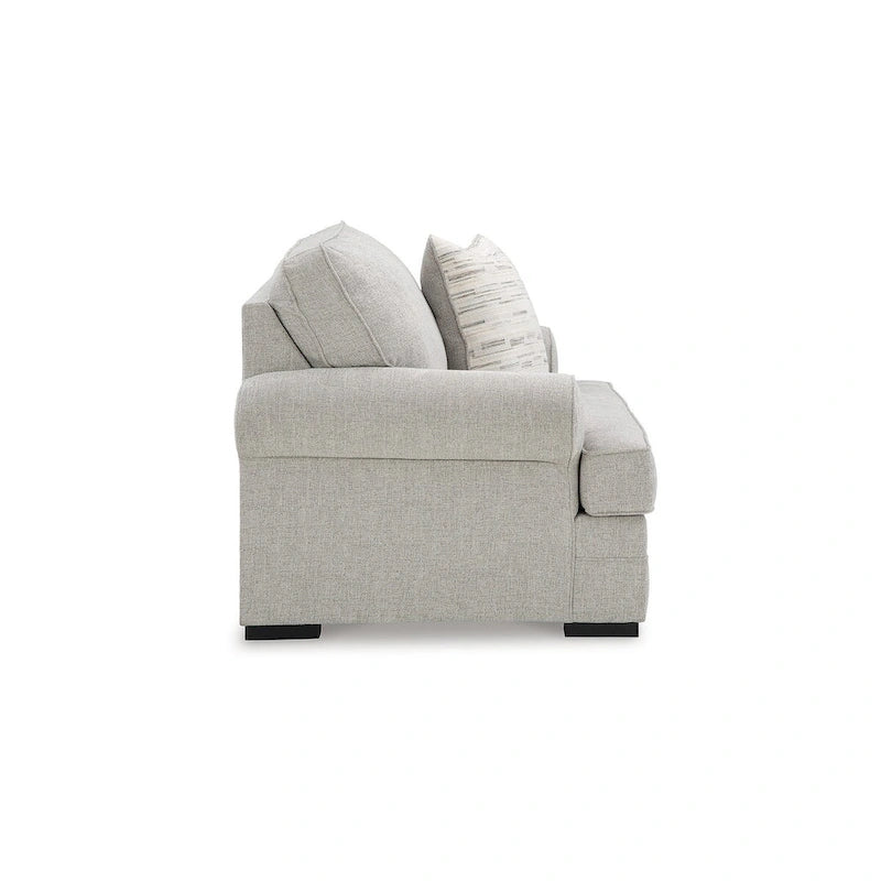 Fauteuil Gris Surdimensionné - 52L x 40P x 39H