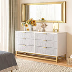 Commode à 6 tiroirs pour chambre à coucher, commode en bois