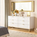 Commode à 6 tiroirs pour chambre à coucher, commode en bois