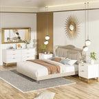 Commode à 6 tiroirs pour chambre à coucher, commode en bois